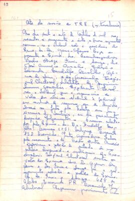 Ata da Sessão Extraordinária do Tribunal Regional Eleitoral de Minas Gerais, realizada em 28/10/1958