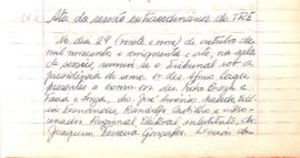 Ata da Sessão Extraordinária do Tribunal Regional Eleitoral de Minas Gerais, realizada em 29/10/1958
