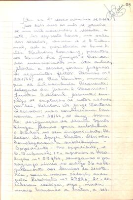 Ata da 2ª Sessão Ordinária do Tribunal Regional Eleitoral de Minas Gerais, realizada em 02/01/1967
