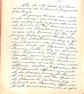 Ata da 67ª Sessão Extraordinária do Tribunal Regional Eleitoral de Minas Gerais