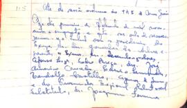 Ata da Sessão Ordinária do Tribunal Regional Eleitoral de Minas Gerais, realizada em 01/09/1958