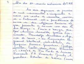 Ata da 2° Sessão Ordinária do Tribunal Regional Eleitoral de Minas Gerais, realizada em 19/01/1959