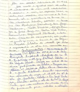 Ata da Sessão Ordinária do Tribunal Regional Eleitoral de Minas Gerais, realizada em 24/11/1966