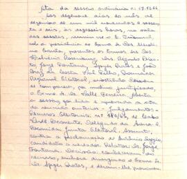 Ata da Sessão Ordinária do Tribunal Regional Eleitoral de Minas Gerais, realizada em 19/12/1966