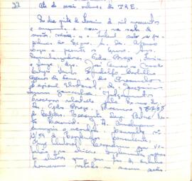 Ata da Sessão Ordinária do Tribunal Regional Eleitoral de Minas Gerais, realizada em 20/02/1959