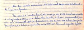 Ata da Sessão da Ata do Tribunal Regional Eleitoral de Minas Gerais, realizada em 23/03/1956