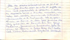 Ata da Sessão Extraordinária do Tribunal Regional Eleitoral de Minas Gerais, realizada em 30/08/1968
