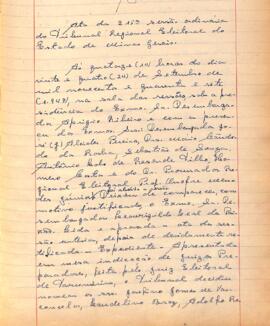 Ata da 215ª Sessão Ordinária do Tribunal Regional Eleitoral de Minas Gerais