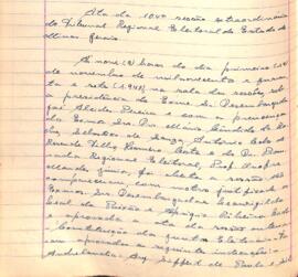 Ata da 104ª Sessão Extraordinária do Tribunal Regional Eleitoral de Minas Gerais