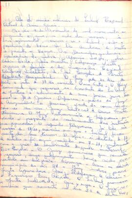 Ata da Sessão Ordinária do Tribunal Regional Eleitoral de Minas Gerais, realizada em 09/11/1955