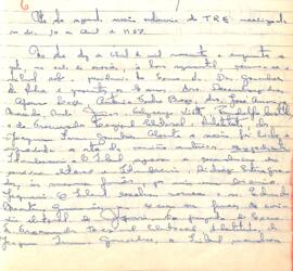Ata da 2ª Sessão do Tribunal Regional Eleitoral de Minas Gerais, realizada em 10/04/1957