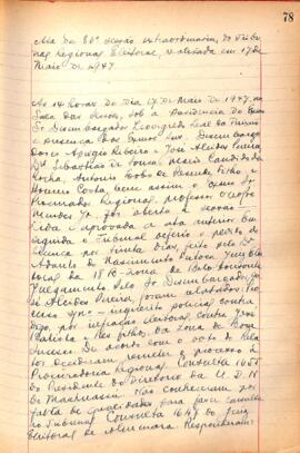Ata da 86ª Sessão Extraordinária do Tribunal Regional Eleitoral de Minas Gerais