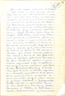 Ata da Sessão Ordinária do Tribunal Regional Eleitoral de Minas Gerais, realizada em 29/12/1966