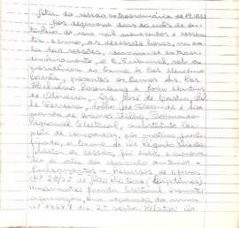 Ata da Sessão Extraordinária do Tribunal Regional Eleitoral de Minas Gerais, realizada em 19/10/1965
