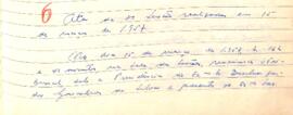 Ata da 2ª Sessão do Tribunal Regional Eleitoral de Minas Gerais, realizada em 15/03/1957