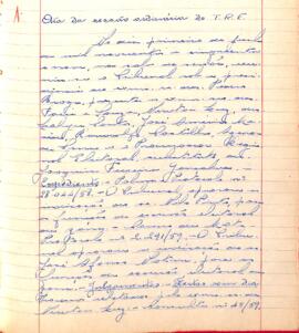 Ata da Sessão Ordinária do Tribunal Regional Eleitoral de Minas Gerais, realizada em 01/06/1959