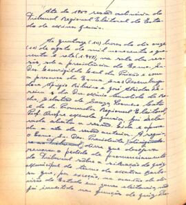 Ata da 195ª Sessão Ordinária do Tribunal Regional Eleitoral de Minas Gerais