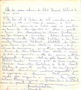 Ata da Sessão do Tribunal Regional Eleitoral de Minas Gerais, realizada em 07/06/1957