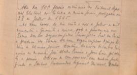 Ata da 10ª Sessão Ordinária do Tribunal Regional Eleitoral de Minas Gerais, realizada em 28/07/1945