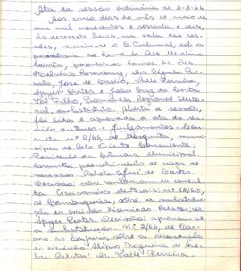 Ata da Sessão Ordinária do Tribunal Regional Eleitoral de Minas Gerais, realizada em 05/05/1966