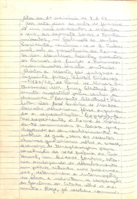 Ata da 2ª Sessão Ordinária do Tribunal Regional Eleitoral de Minas Gerais, realizada em 07/02/1966