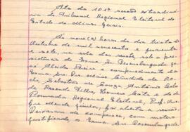Ata da 101ª Sessão Extraordinária do Tribunal Regional Eleitoral de Minas Gerais