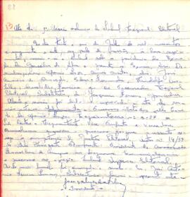Ata da 1ª Sessão Ordinária do Tribunal Regional Eleitoral de Minas Gerais, realizada em 31/07/1957
