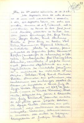 Ata da 2ª Sessão Ordinária do Tribunal Regional Eleitoral de Minas Gerais, realizada em 16/03/1967