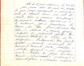 Ata da 2ª Sessão Ordinária do Tribunal Regional Eleitoral de Minas Gerais, realizada em 09/01/1968
