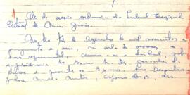 Ata da 1ª Sessão Ordinária do Tribunal Regional Eleitoral de Minas Gerais, realizada em 03/12/1956