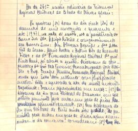 Ata da 251ª Sessão Ordinária do Tribunal Regional Eleitoral de Minas Gerais