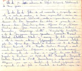 Ata da 1ª Sessão Ordinária do Tribunal Regional Eleitoral de Minas Gerais, realizada em 03/07/1957