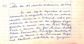 Ata da 2° Sessão Ordinária do Tribunal Regional Eleitoral de Minas Gerais, realizada em 10/12/1958