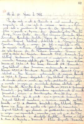 Ata da 2° Sessão Ordinária do Tribunal Regional Eleitoral de Minas Gerais, realizada em 27/11/195...