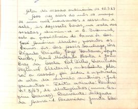 Ata da Sessão Ordinária do Tribunal Regional Eleitoral de Minas Gerais, realizada em 10/03/1967
