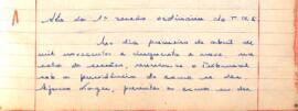 Ata da Sessão Ordinária do Tribunal Regional Eleitoral de Minas Gerais, realizada em 01/04/1959