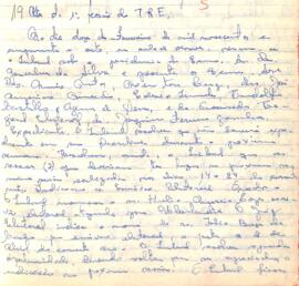 Ata da Sessão Ordinária do Tribunal Regional Eleitoral de Minas Gerais, realizada em 12/02/1958