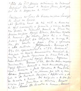 Ata da 71ª  Sessão Ordinária do Tribunal Regional Eleitoral de Minas Gerais