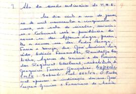 Ata da Sessão Ordinária do Tribunal Regional Eleitoral de Minas Gerais, realizada em 21/01/1959