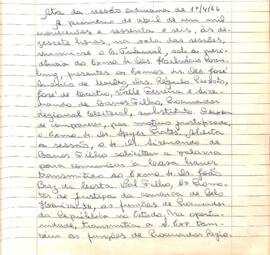 Ata da Sessão Ordinária do Tribunal Regional Eleitoral de Minas Gerais, realizada em 01/04/1966