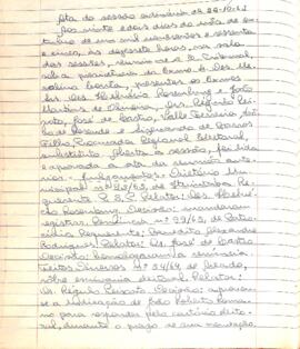 Ata da Sessão Ordinária do Tribunal Regional Eleitoral de Minas Gerais, realizada em 22/10/1965