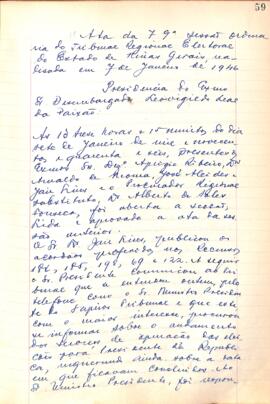 Ata da 79ª  Sessão Ordinária do Tribunal Regional Eleitoral de Minas Gerais