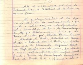 Ata da 236ª Sessão Ordinária do Tribunal Regional Eleitoral de Minas Gerais