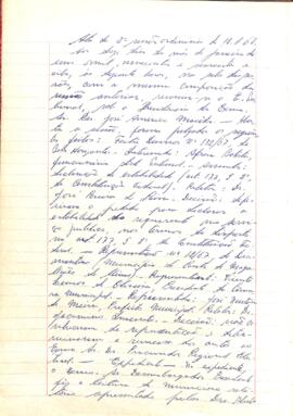 Ata da 2ª Sessão Ordinária do Tribunal Regional Eleitoral de Minas Gerais, realizada em 12/01/1968