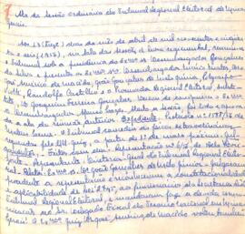 Ata da Sessão da Ata do Tribunal Regional Eleitoral de Minas Gerais, realizada em 13/04/1956