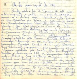 Ata da 2° Sessão Ordinária do Tribunal Regional Eleitoral de Minas Gerais, realizada em 22/01/195...
