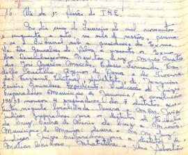 Ata da Sessão Ordinária do Tribunal Regional Eleitoral de Minas Gerais, realizada em 05/02/1958