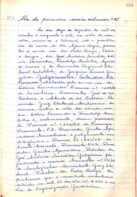 Ata da Sessão Ordinária do Tribunal Regional Eleitoral de Minas Gerais, realizada em 12/12/1958