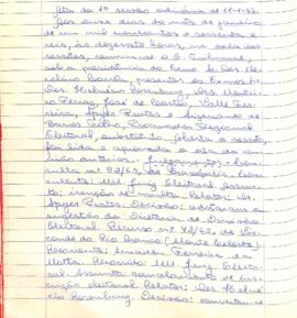 Ata da 1ª Sessão Ordinária do Tribunal Regional Eleitoral de Minas Gerais, realizada em 11/01/1966