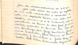 Ata da Sessão Ordinária do Tribunal Regional Eleitoral de Minas Gerais, realizada em 07/08/1967